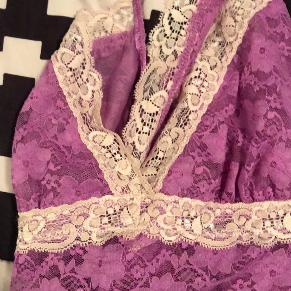 Large lace intimate cami